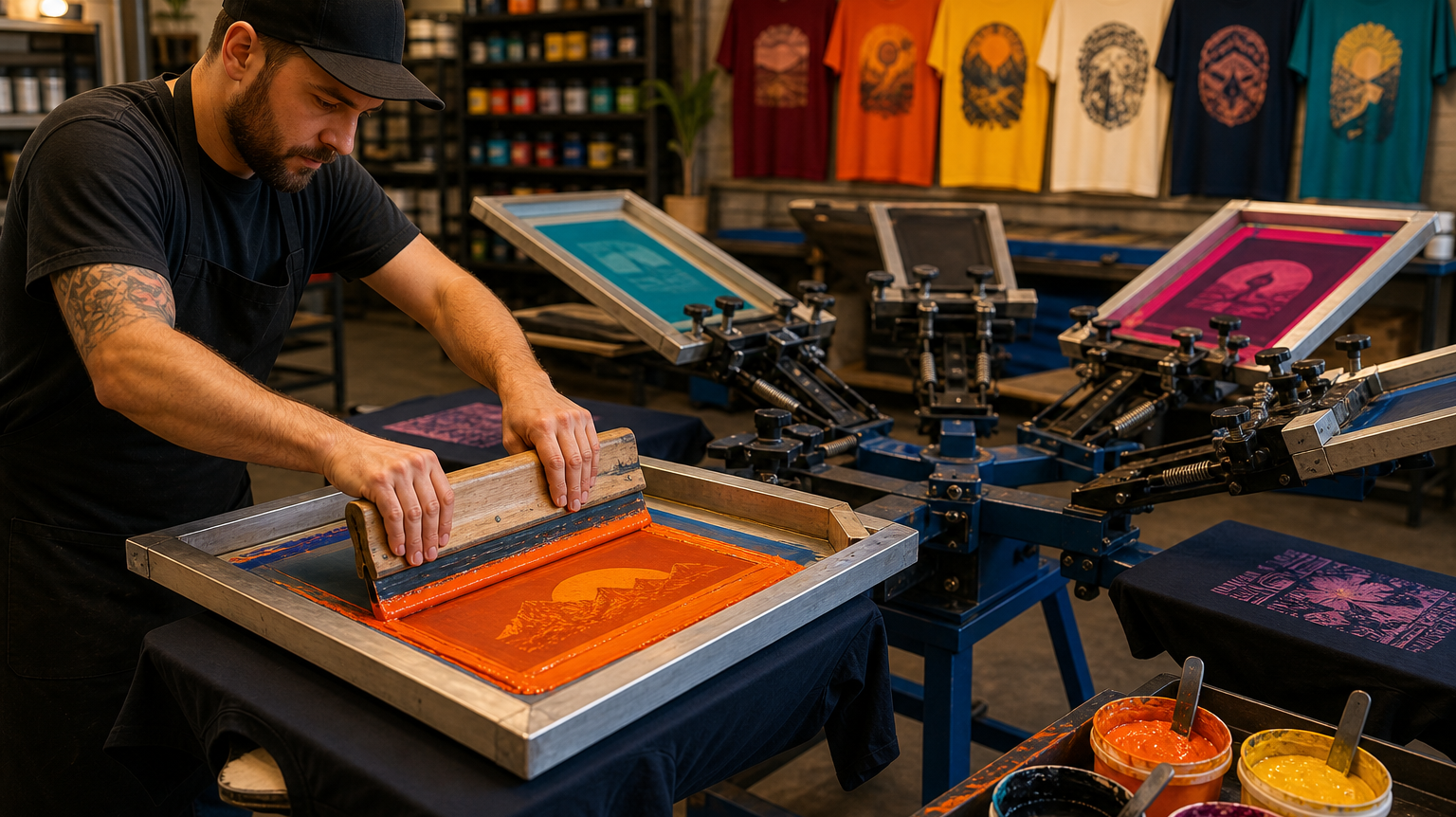 Complete guide to screen printing custom apparel