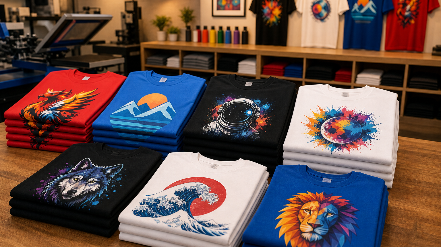 Custom t-shirts for events