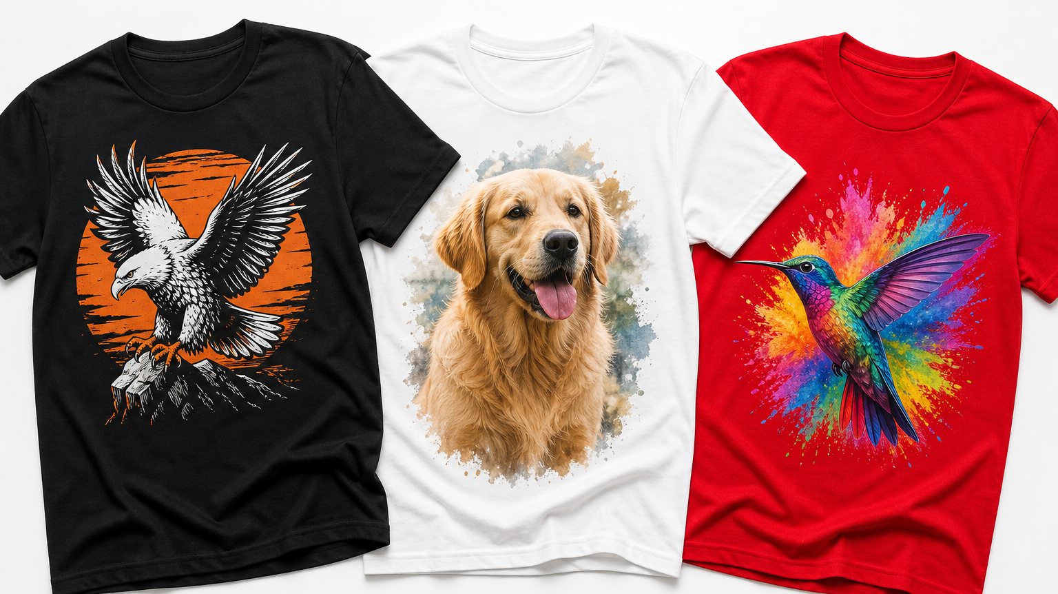 Screen printing vs DTG custom t-shirts