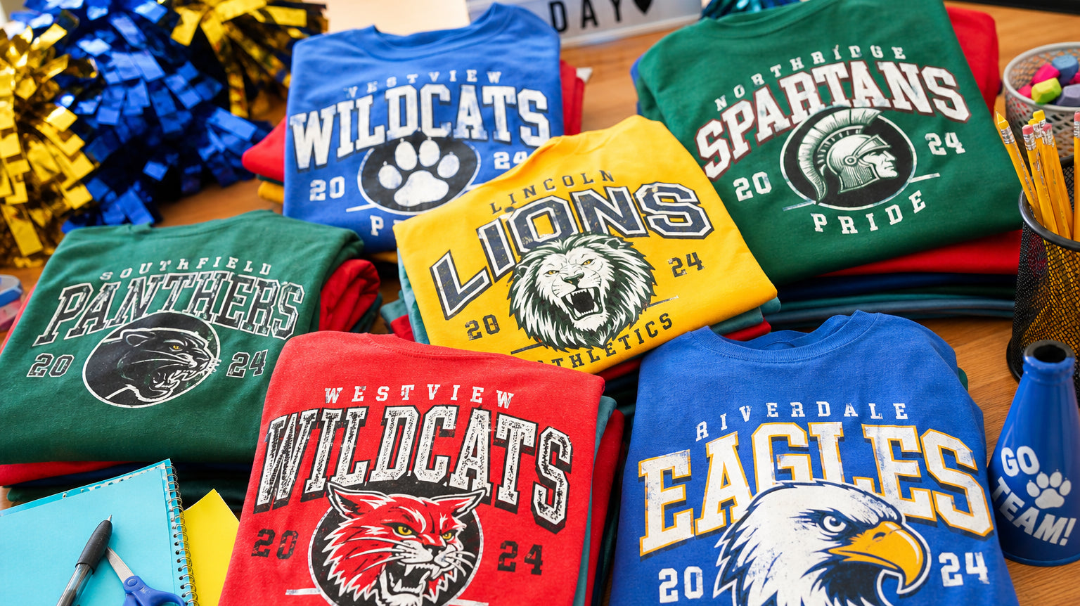 Custom Screen Printing for Schools and Teams in Orange County