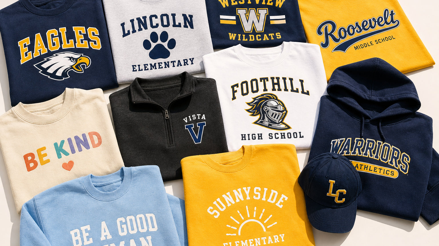 Back to school custom spirit wear and team uniforms for Orange County schools