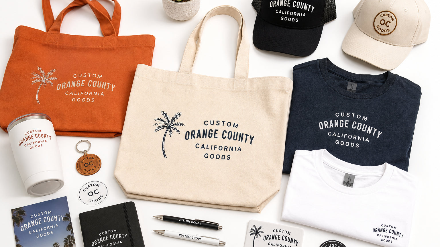 Custom Tote Bags & Branded Merch for Small Businesses in Orange County