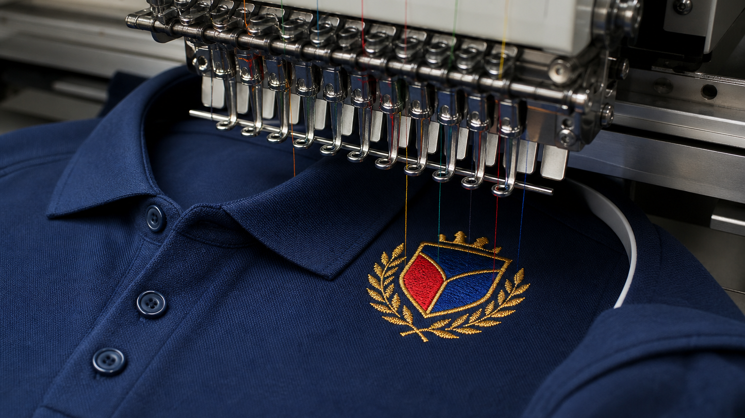 Custom embroidery elevating brand identity