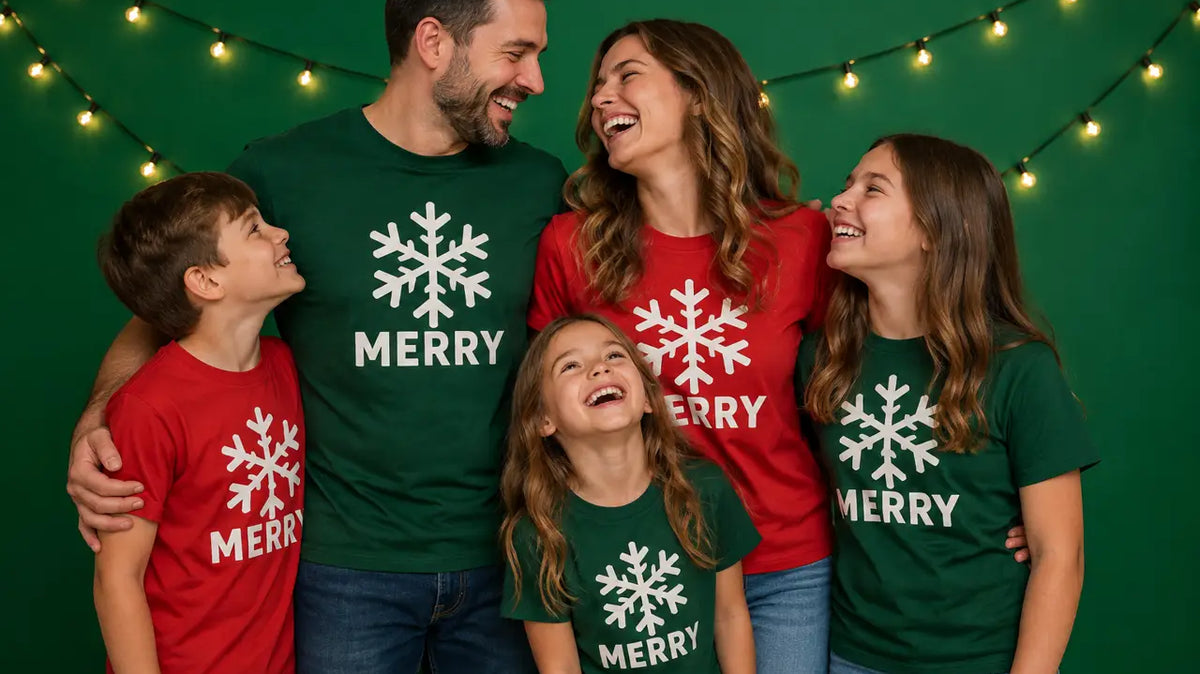 Matching Family Christmas Shirts: How to Order Them So Everyone Gets Their Size Before the Holidays