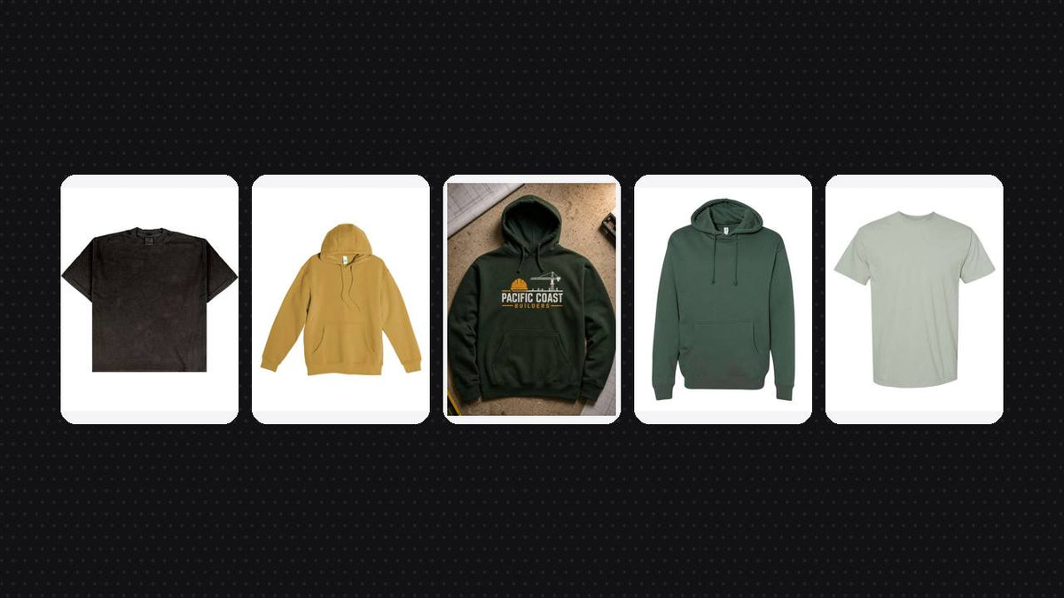 Heavyweight streetwear blanks from Shaka Wear, Lane Seven, Smart Blanks, Independent Trading Co. and Comfort Colors