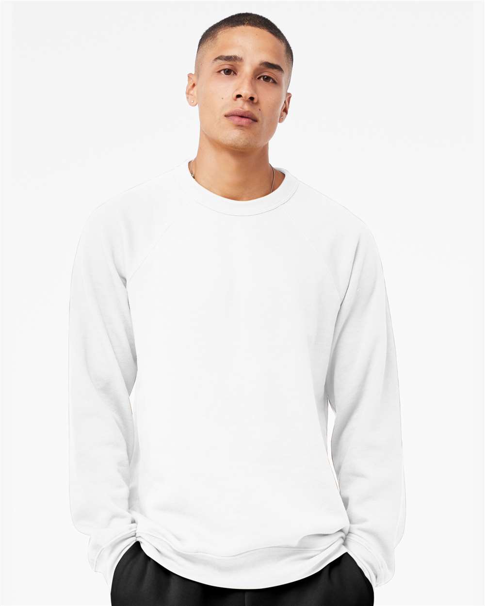 Custom DTG Printed Crewnecks, White