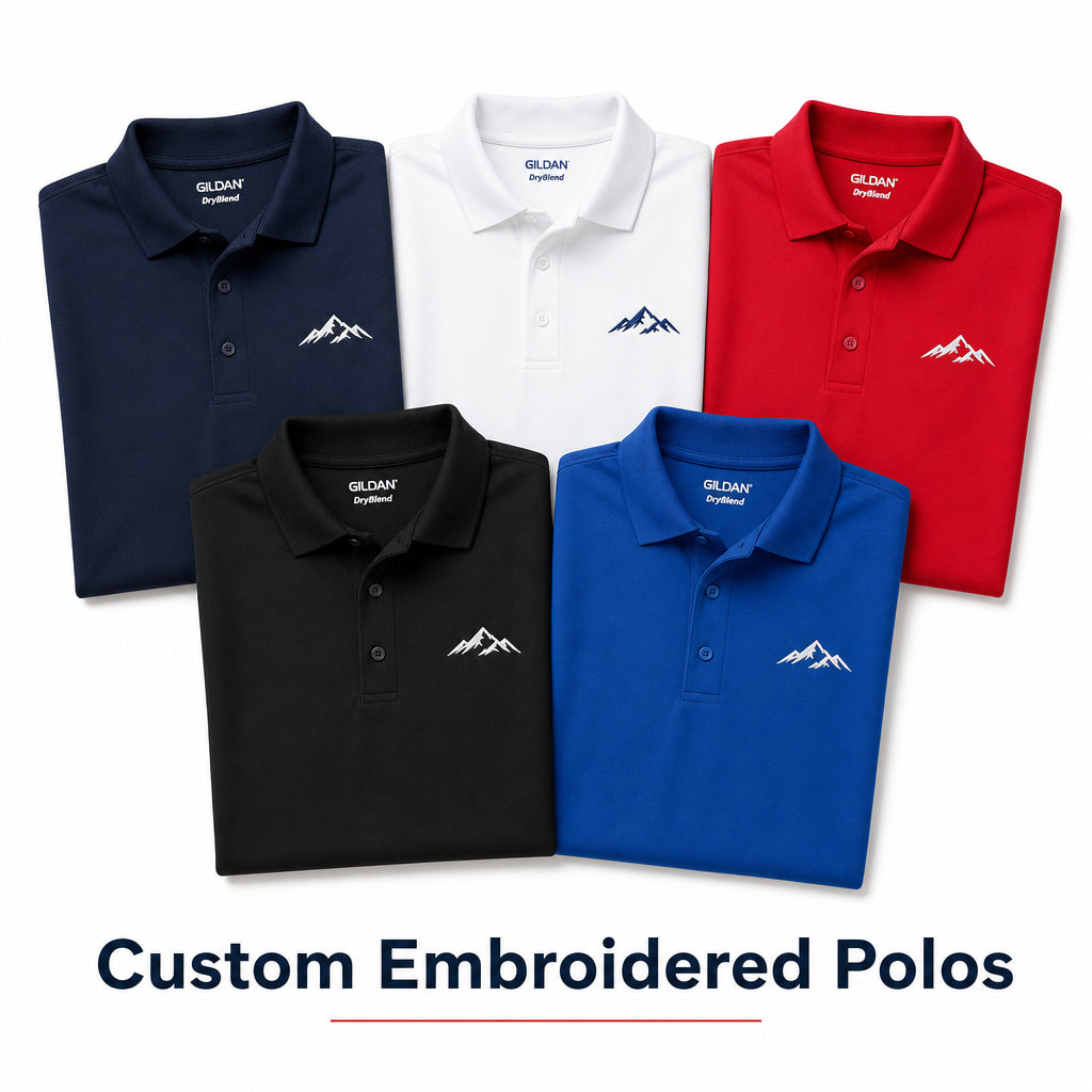 Custom Embroidered Polos - Hero