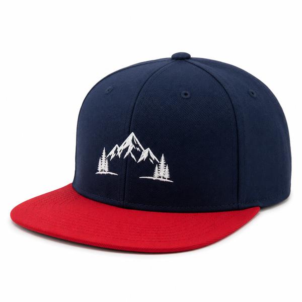 Snapback - Navy Red