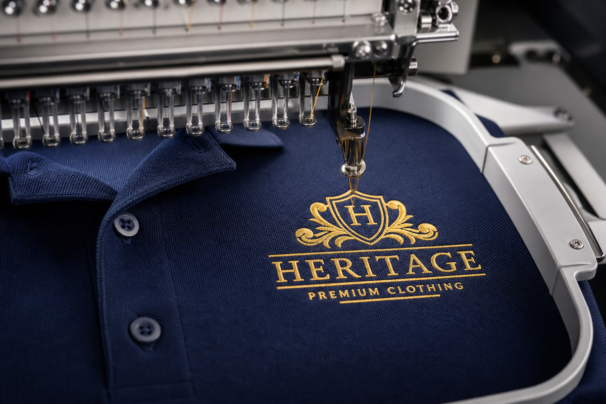 Custom embroidery for Orange County businesses