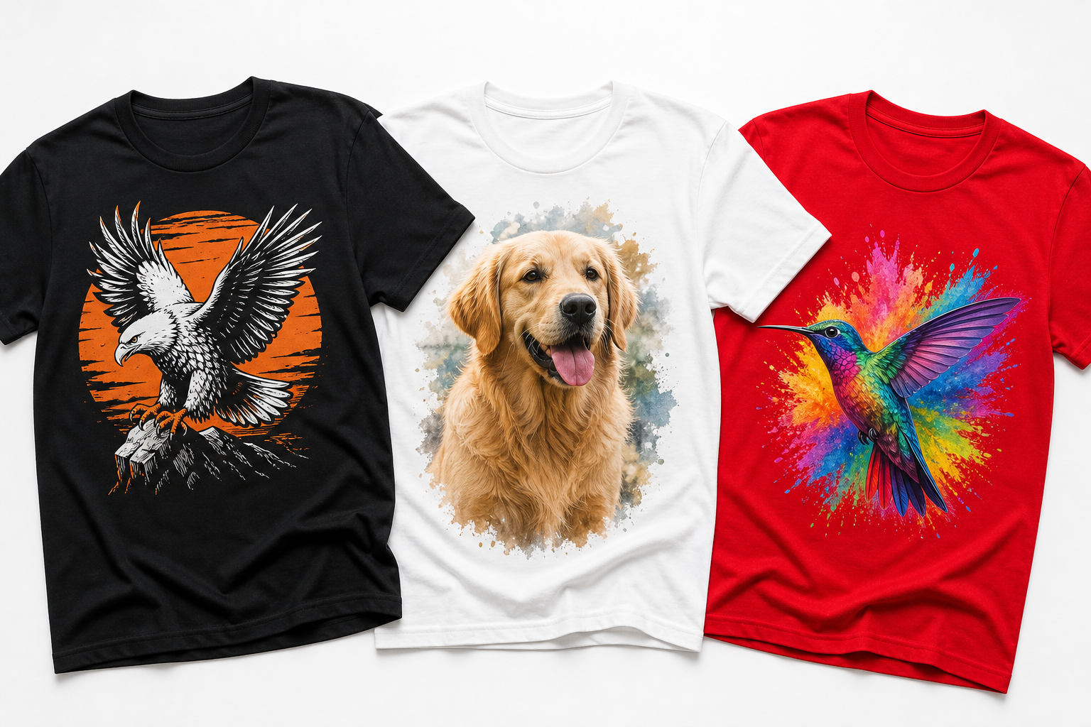 Screen printing vs DTG custom t-shirts