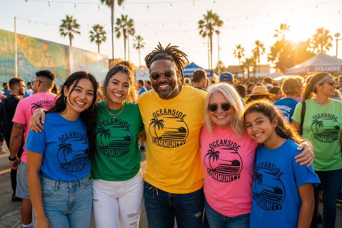 Custom T-Shirts for Events: Festivals, 5Ks, and Fundraisers in SoCal