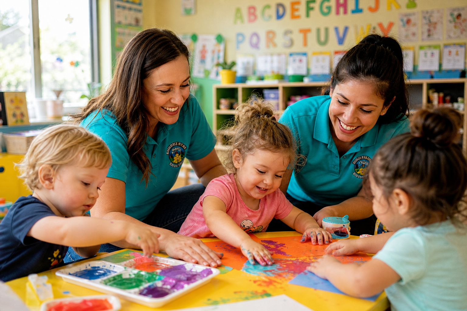 Little Hands, Big Messes: What Daycares & Preschools Need From Staff Apparel