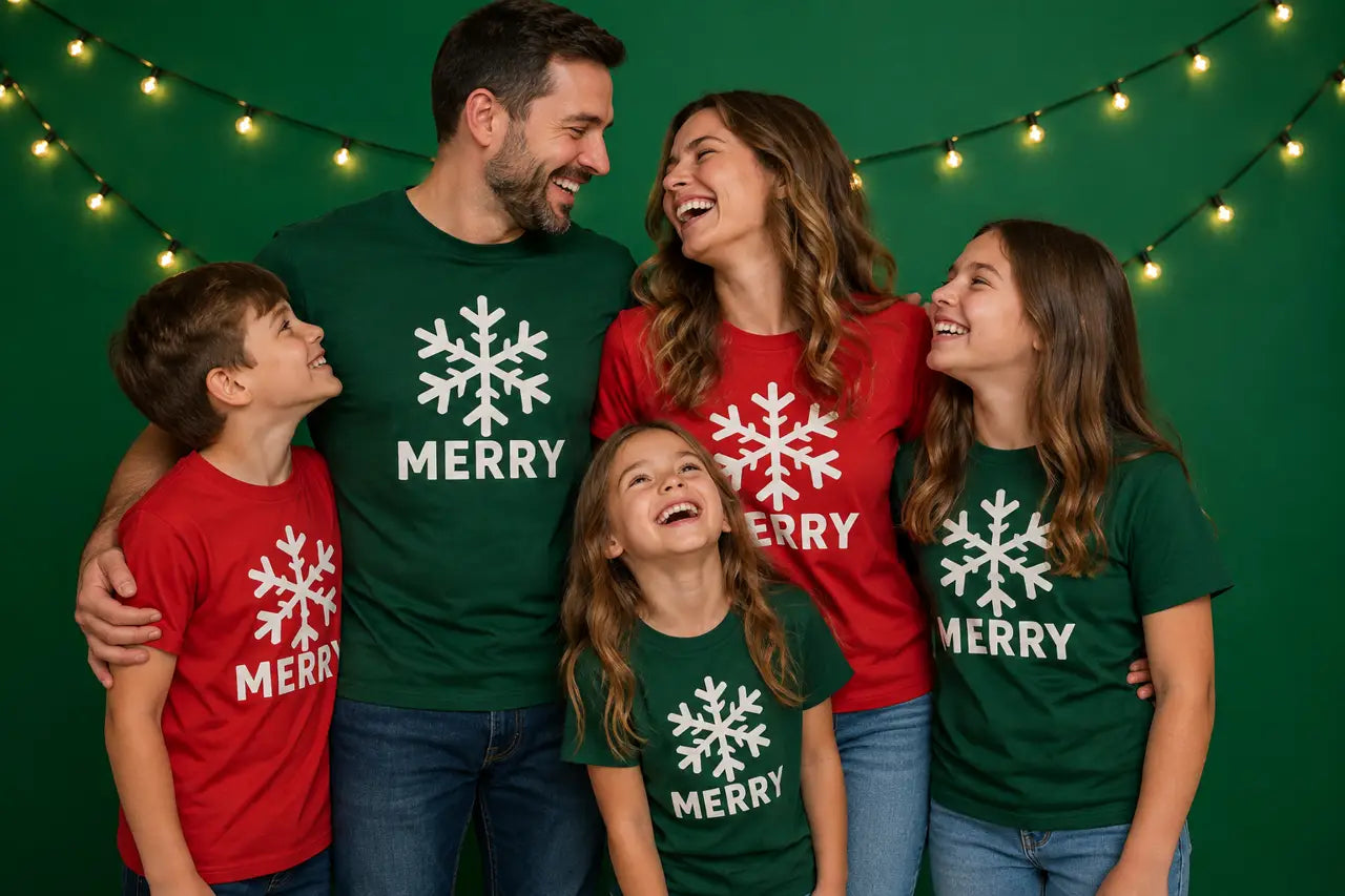 Matching Family Christmas Shirts: How to Order Them So Everyone Gets Their Size Before the Holidays