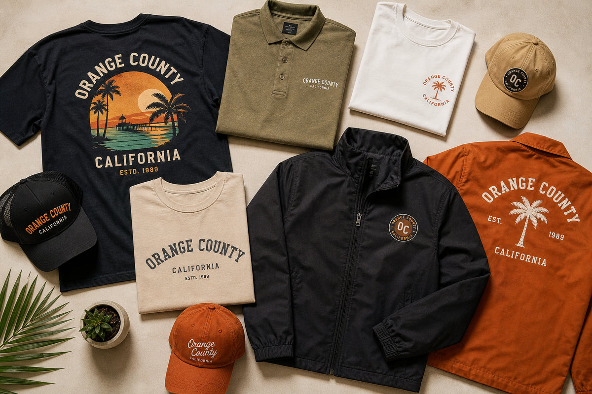Best Custom Apparel Shops Near Orange County: Screen Printing & Embroidery in the OC