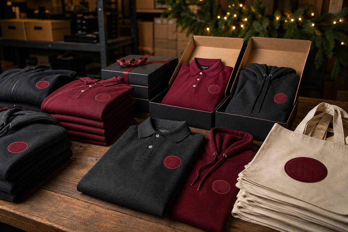 Beat the Holiday Rush: How Smart Orange County Businesses Plan Client Gifts & Company Swag Now