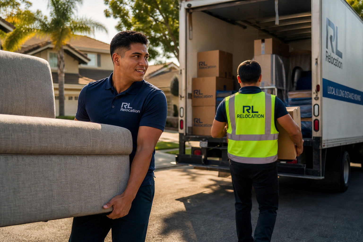 Boxes, Trucks & Brand Recognition: Custom Apparel for Orange County Moving & Logistics Crews