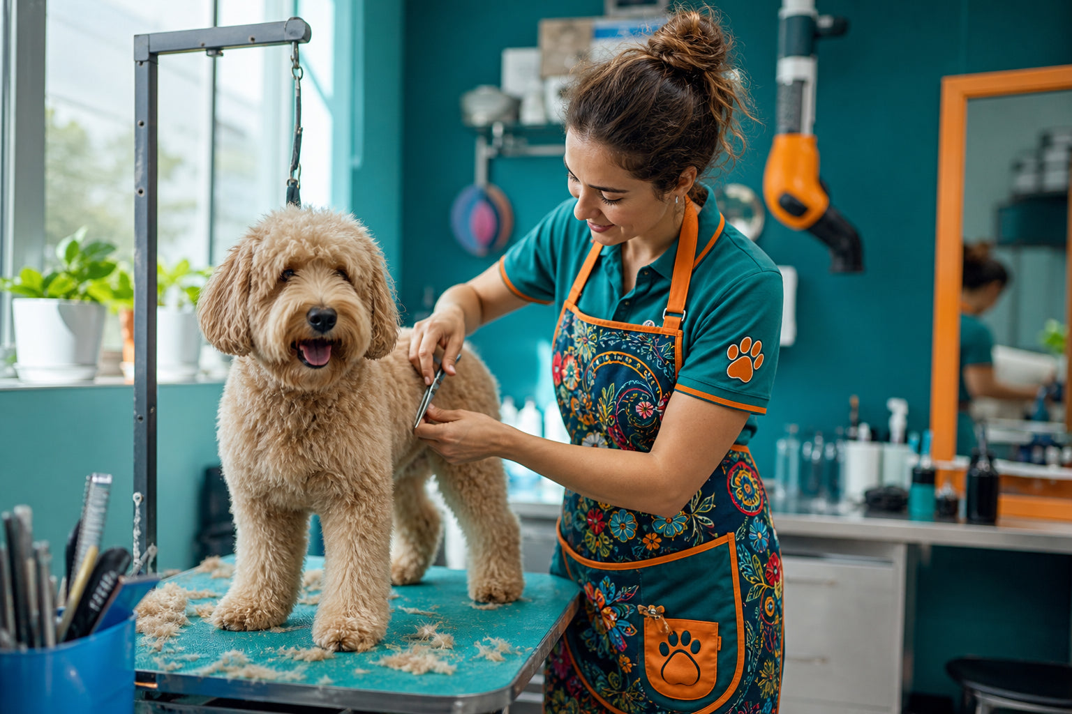 Fur, Fluff & Foot Traffic: What Pet Groomers and Dog Daycares Need From Custom Apparel