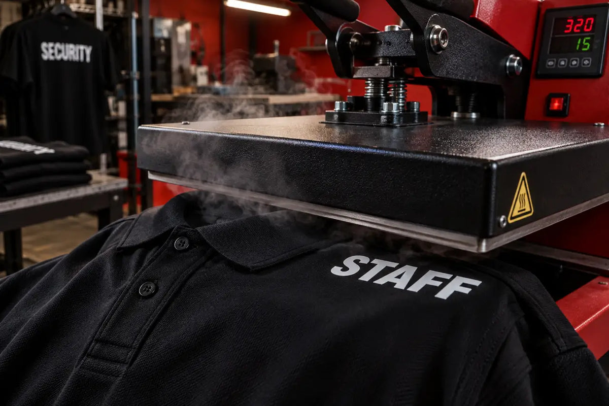 The Trick to Printing Names, Badge Numbers & IDs on Security & Staff Uniforms That Won't Crack or Peel