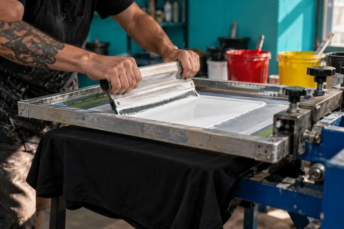 Why Does Printing on a Black Shirt Need an Underbase? How Bright Ink Stays Bright on Dark Fabric