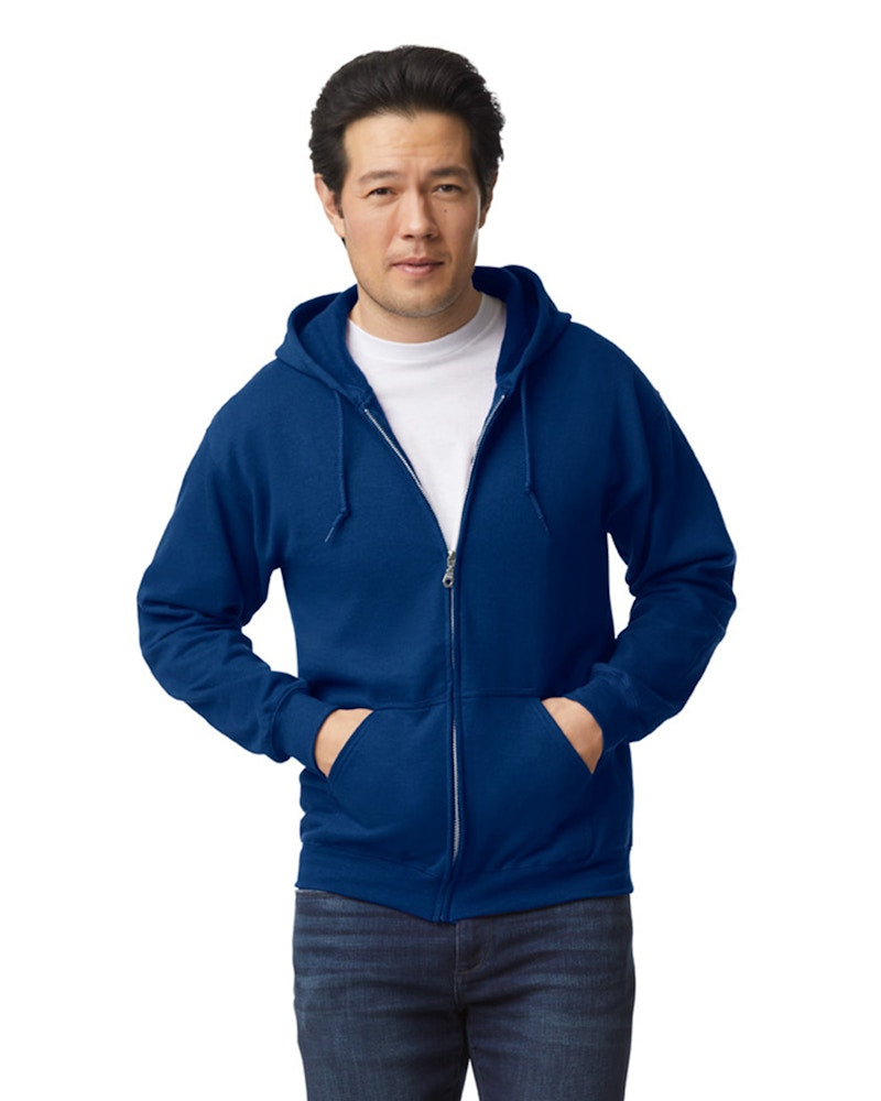 Custom DTF Printed Zip Hoodies, Gildan 18600, product photo 3