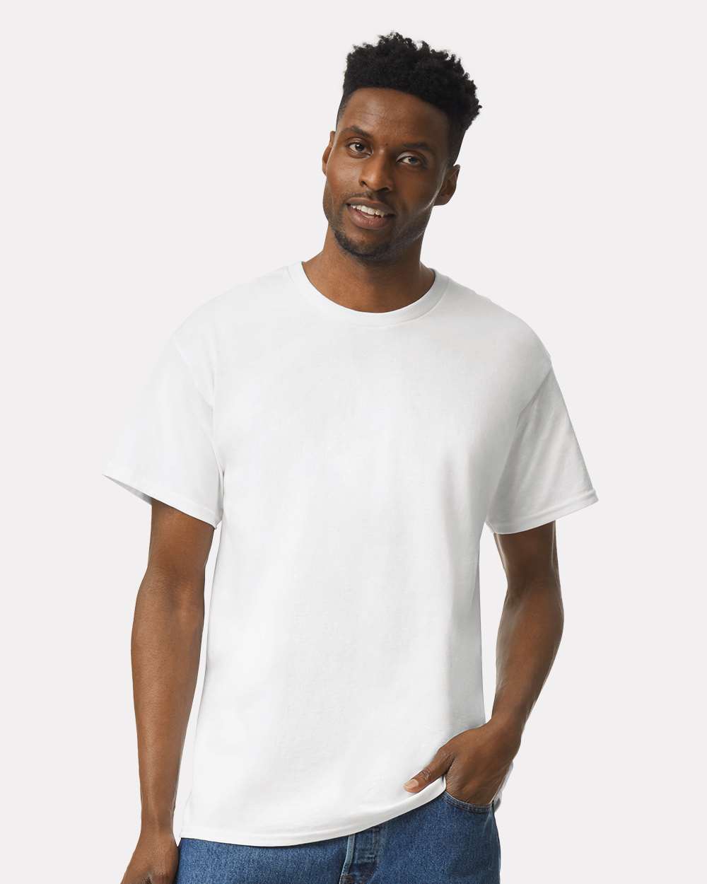 Custom DTG Printed Tees, PFD White