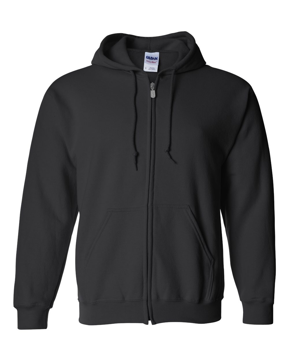 Custom DTF Printed Zip Hoodies, Black