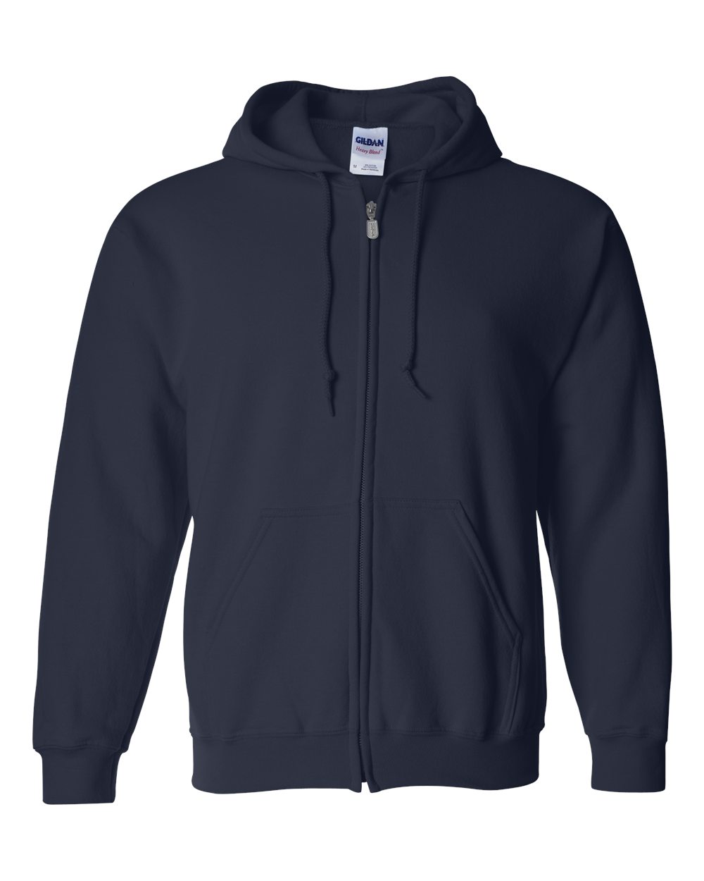 Custom DTG Printed Zip Hoodies, Navy