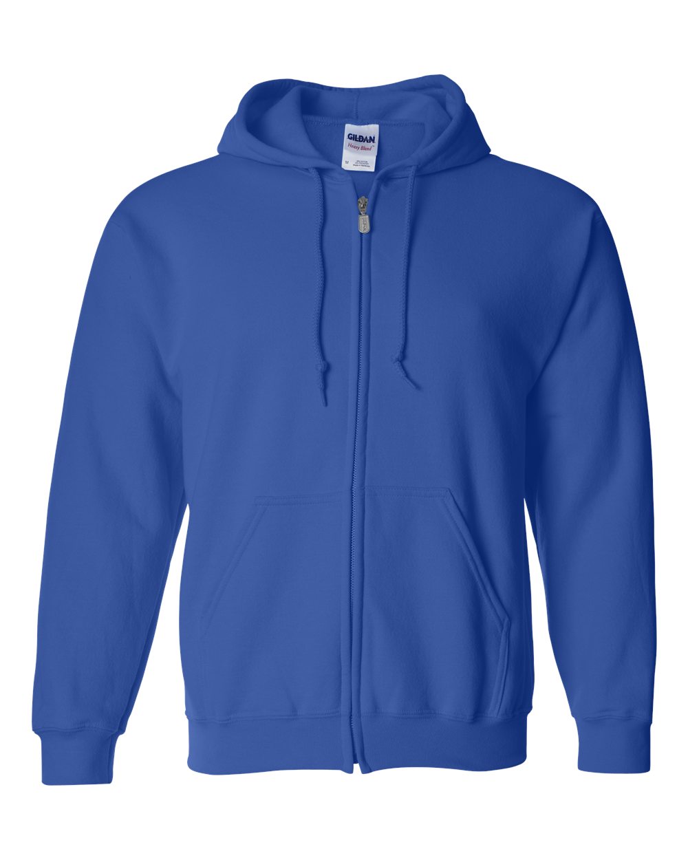Custom DTG Printed Zip Hoodies, Royal