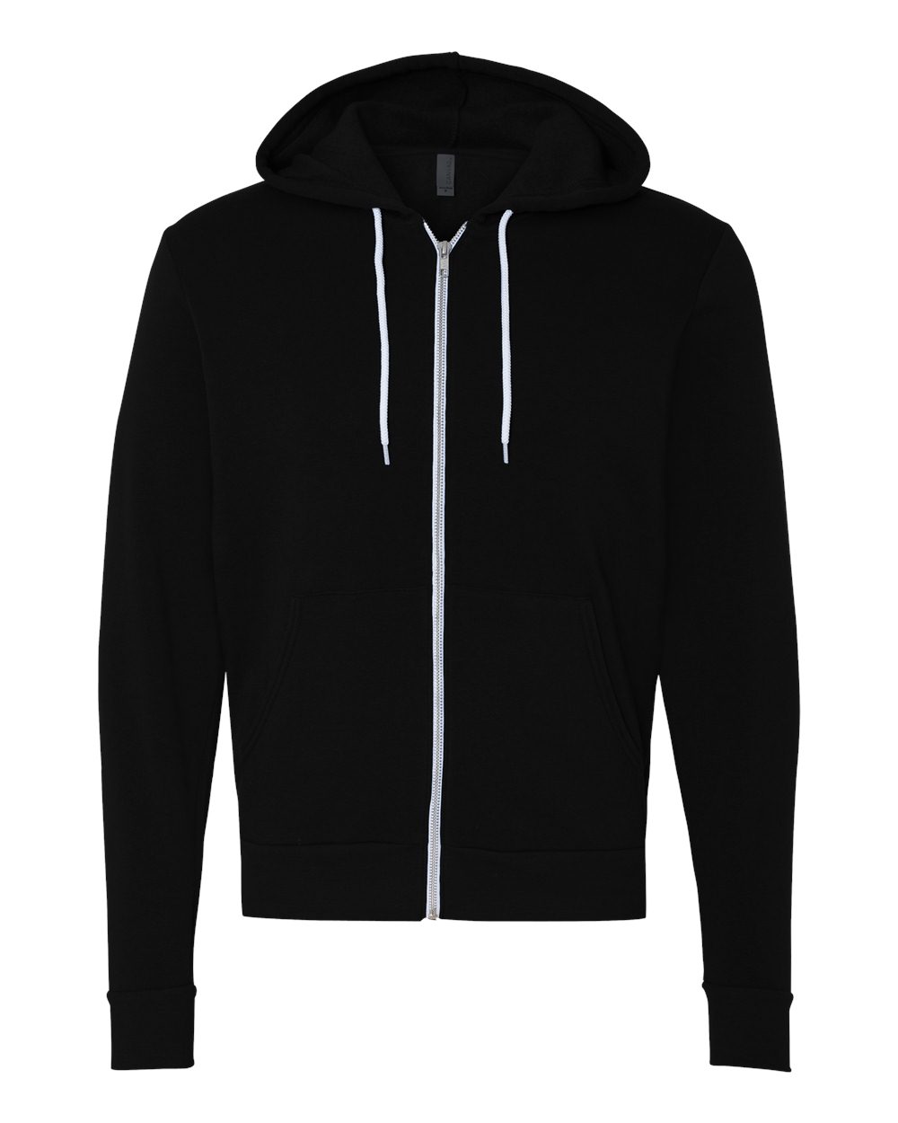 Custom DTG Printed Zip Hoodies, Black