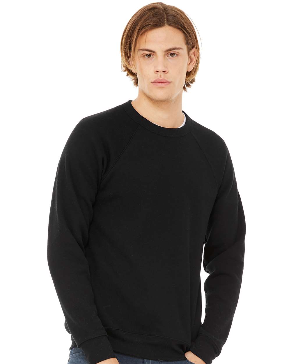 Custom DTG Printed Crewnecks, Black