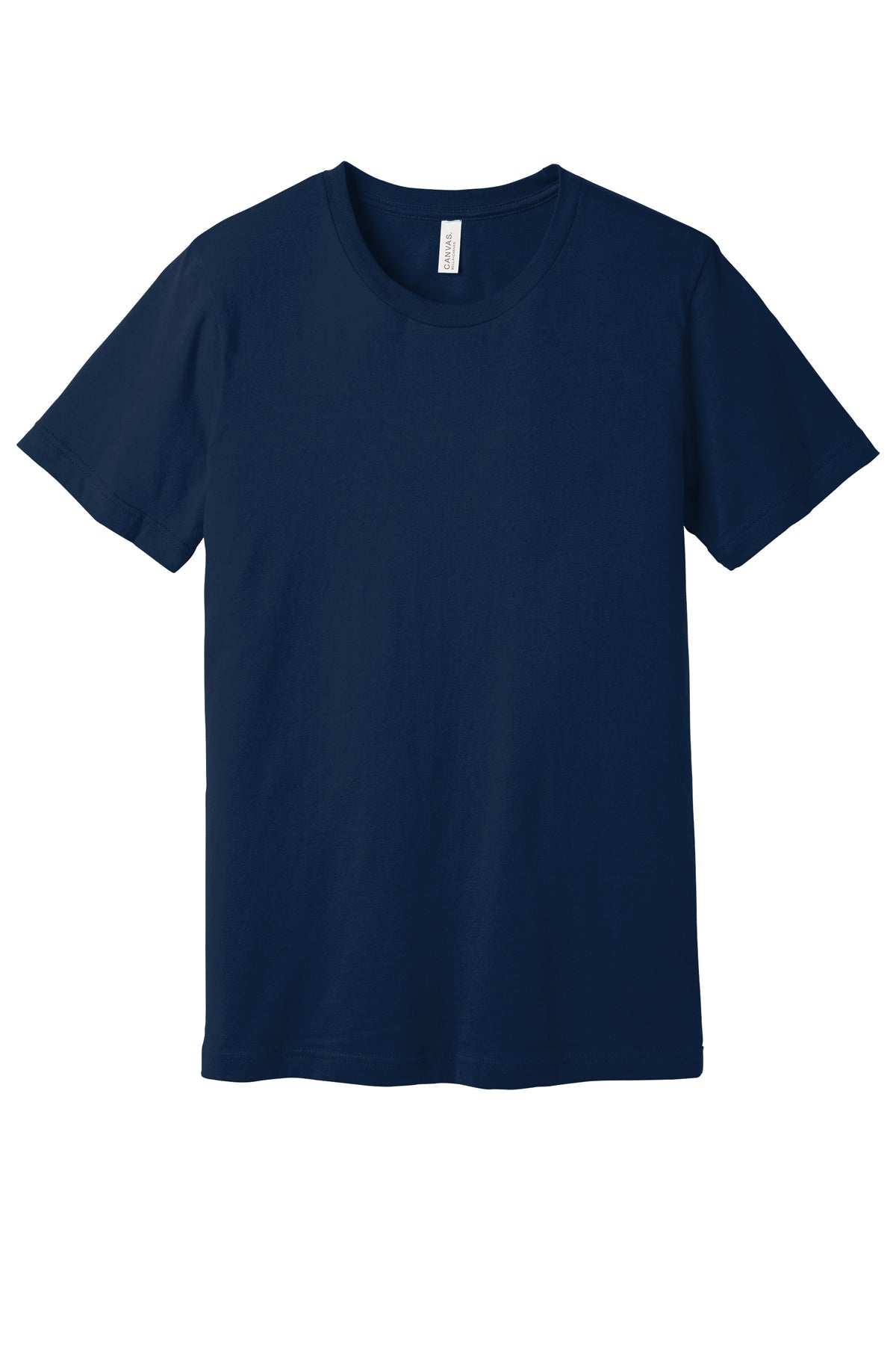 Custom DTG Printed Tees, Bella+Canvas 3001, Navy
