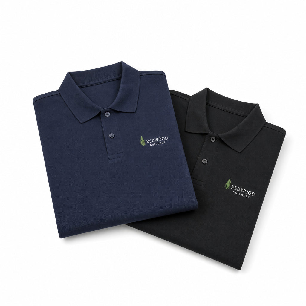 Custom Embroidered Polos - 19 Colors Available