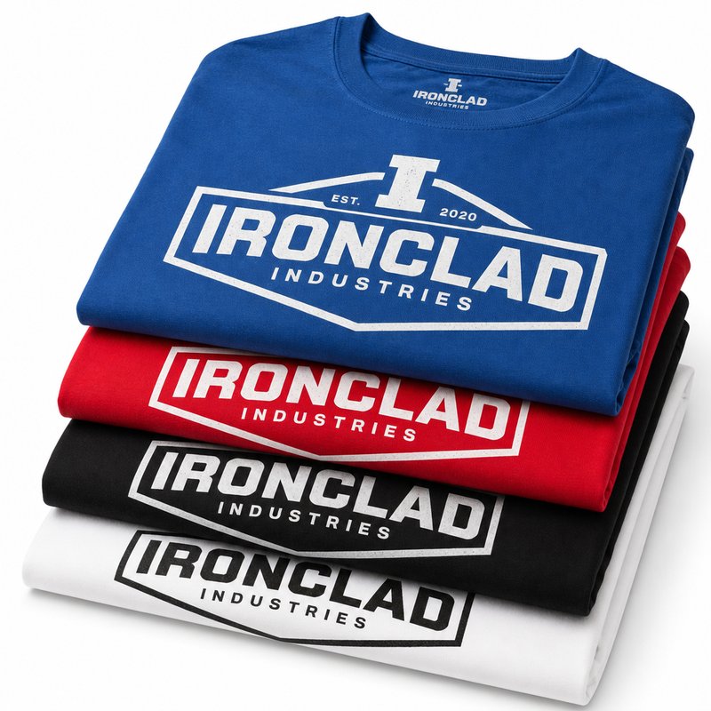 100 Custom Screen Printed T-Shirts